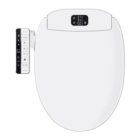 Capac WC cu functie de bideu lung 49-52 cm, consola detasabila, spalare, uscare