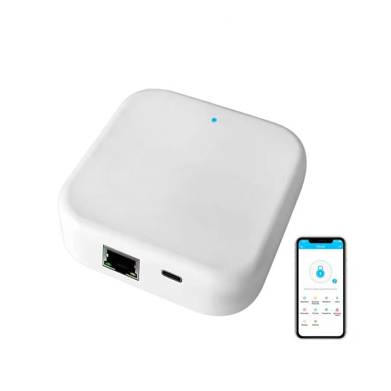 Gateway G3 adaptor WiFi pentru control la distanta a incuietorilor inteligente conectat prin cablu Ethernet RJ45