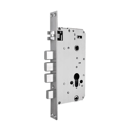 Broasca reversibila 60x68mm compatibila cu incuietori inteligente pentru inchidere multipunct actionata prin ridicarea manerului