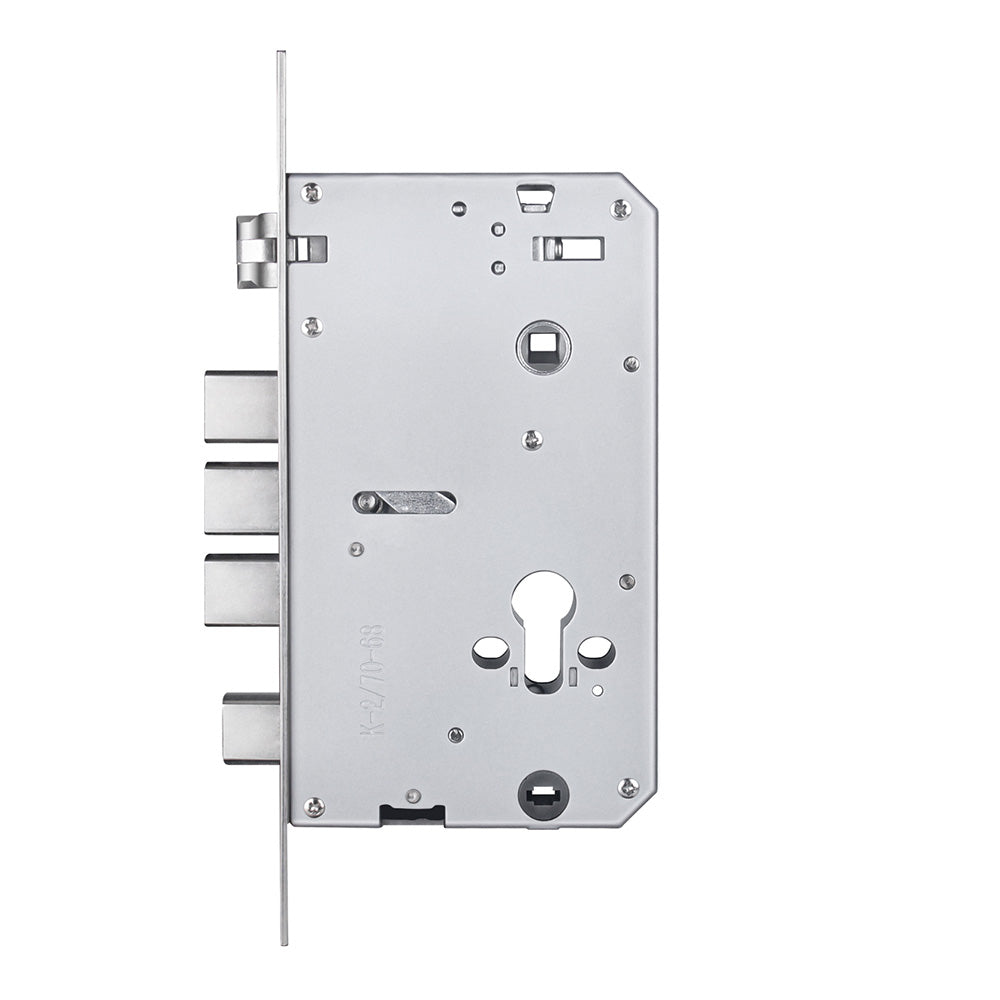 Broasca reversibila 70x68mm compatibila cu incuietori inteligente pentru inchidere multipunct actionata prin ridicarea manerului