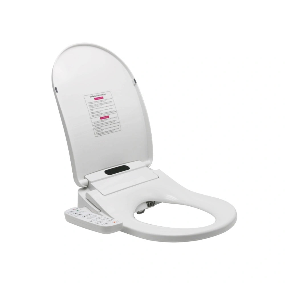 Capac de toaleta japoneza in forma de U cu consola, functii de spalare, uscare, incalzire