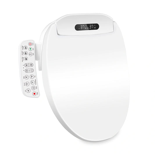 Capac toaleta japoneza model lung 49-52 cm, cu functii de spalare, uscare, colac incalzit, actionare din consola