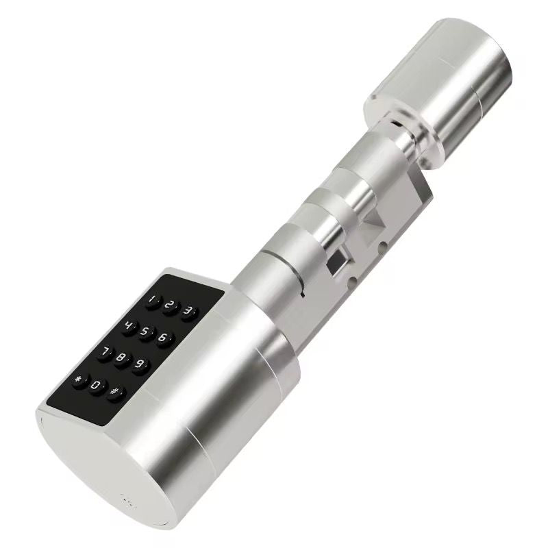 Yala inteligenta tip cilindru silver reglabil (35-90mm) control din aplicatia TTLock