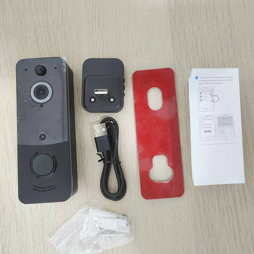 Sonerie cu camera video wireless, aplicatia TTLock si detectie de miscare
