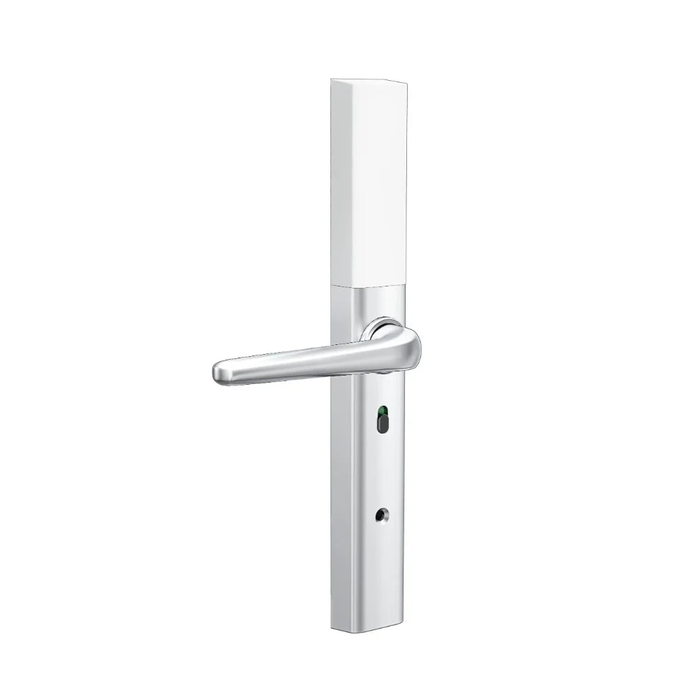 Incuietoare termopan electronica slim 34mm, argintiu, TTLock cu amprenta, cod si card