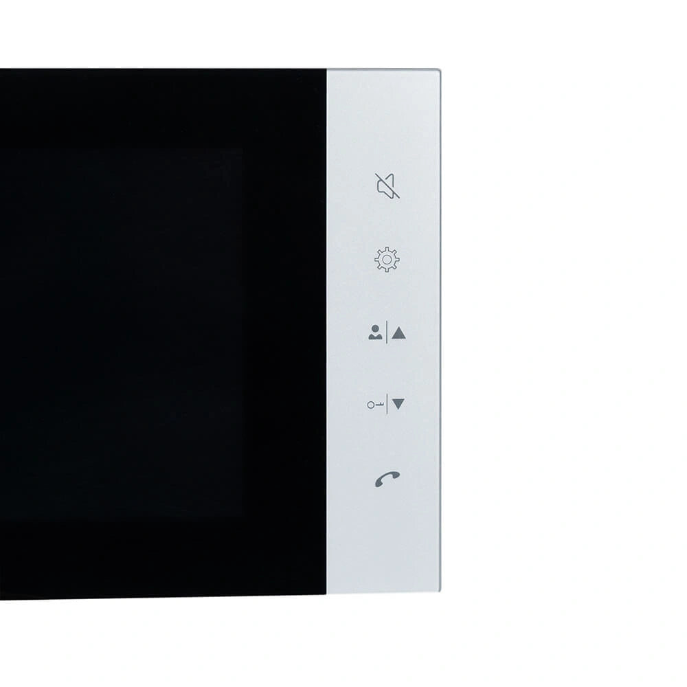 Interfon video 7 inch cu 4 fire, camera HD, control acces RFID si vedere nocturna