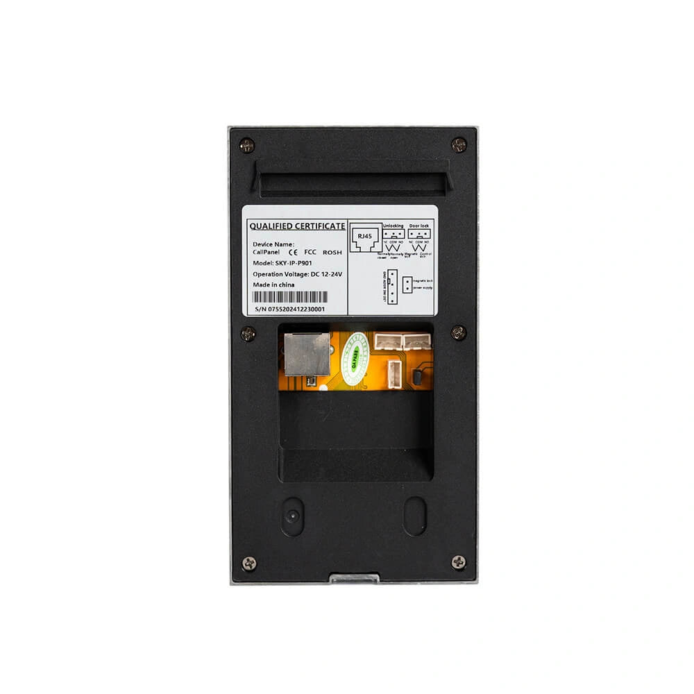 Interfon video smart cu monitor de 7 inch, conexiune LAN si control prin aplicatia Tuya