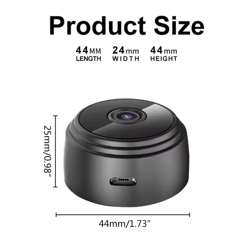 Minicamera smart WiFi cu detectie miscare si acces din aplicatia TTLock