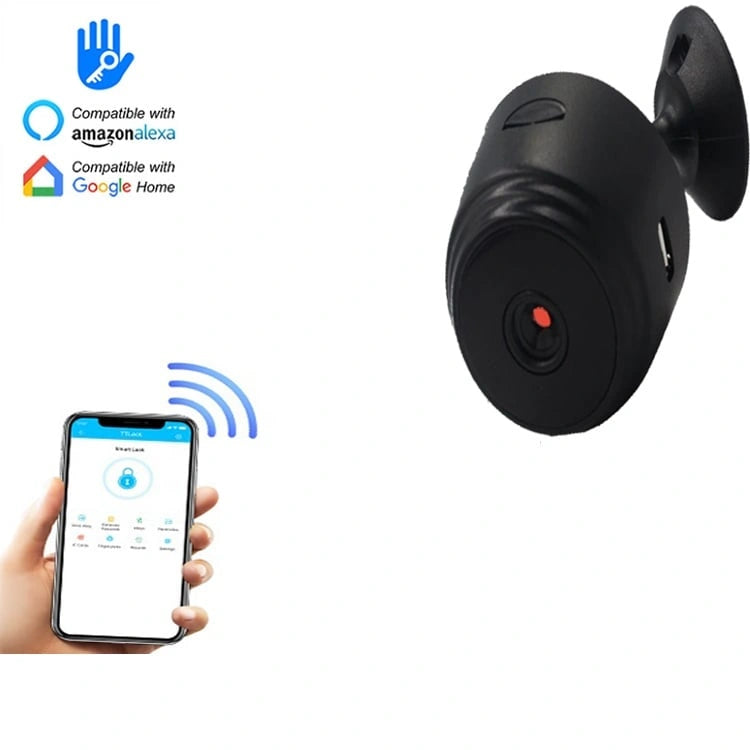 Minicamera smart WiFi cu detectie miscare si acces din aplicatia TTLock