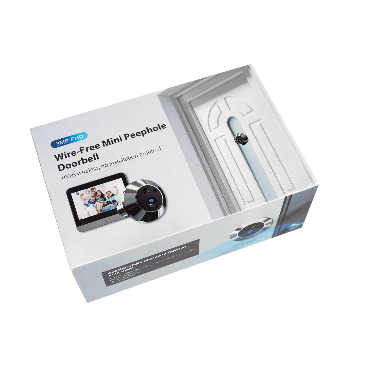 Vizor smart wireless cu inregistrare eveniment (miscare) si vizualizare pe telefon