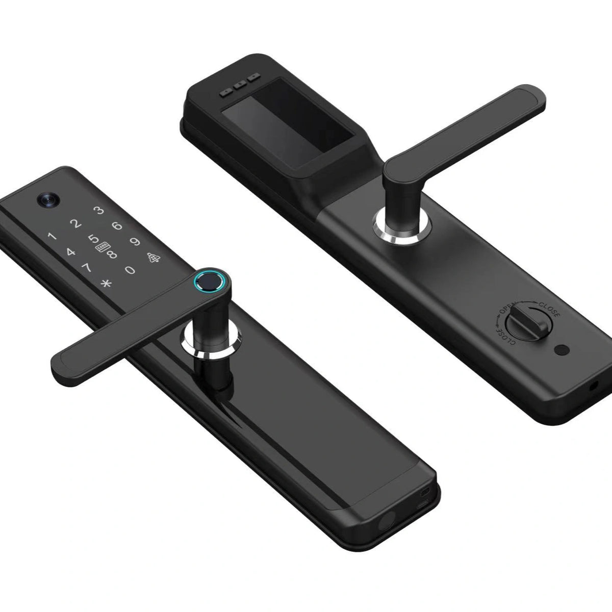 Yala smart cu camera incorporata si WiFi Tuya, acces amprenta, cod, card, cheie